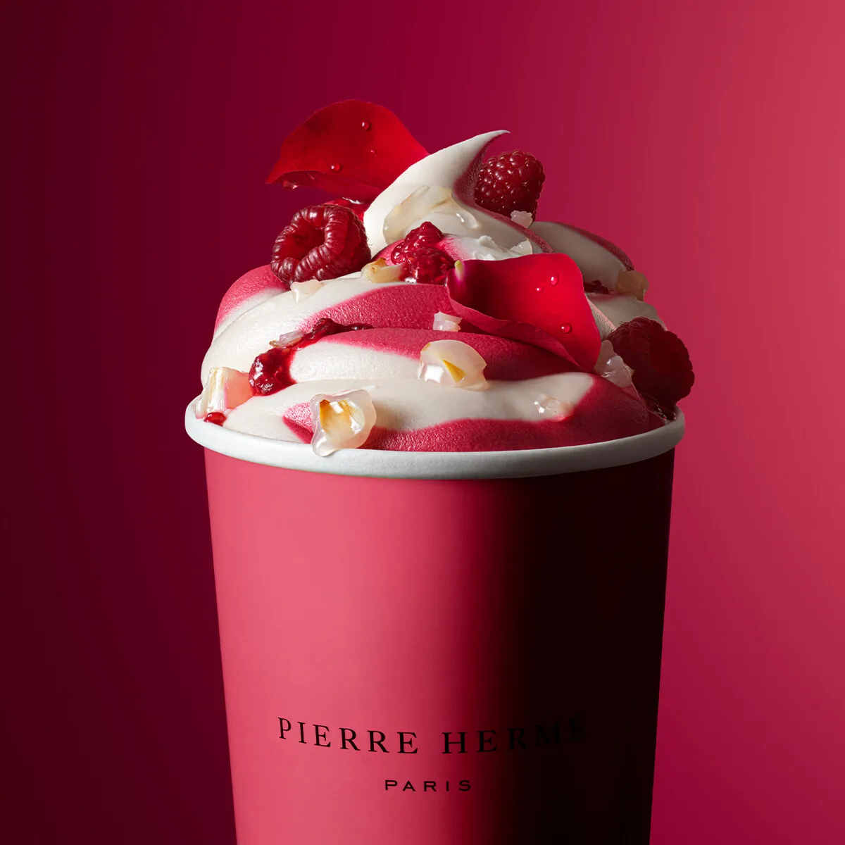 Glace Ispahan von Pierre Hermé, Paris — Rose, Litschi und Himbeere